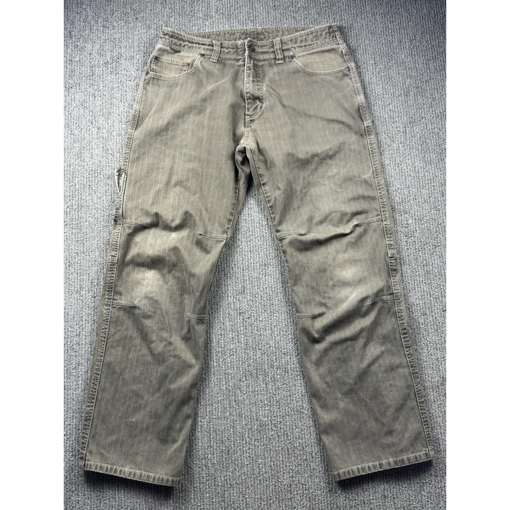 Kuhl Mens 36x32 Exile Kord Pants 100% Cotton Outdoor Hiking Brown